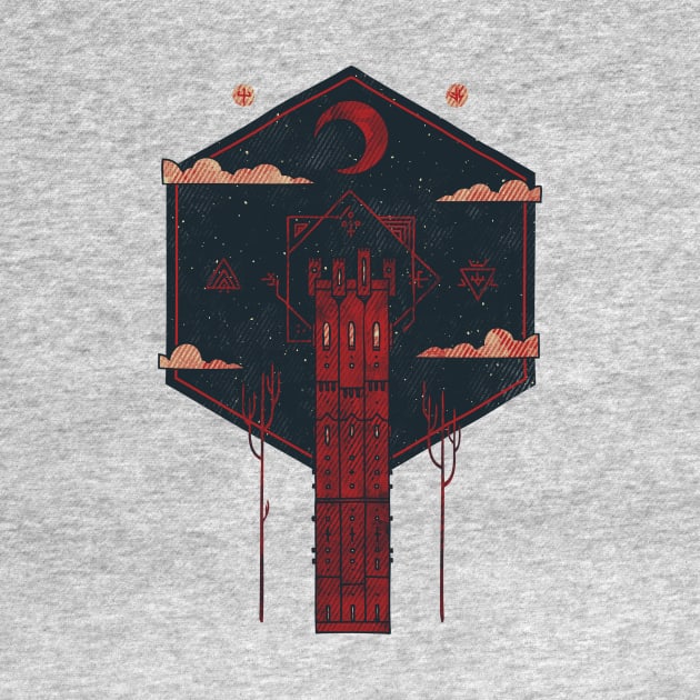 The Crimson Tower by againstbound